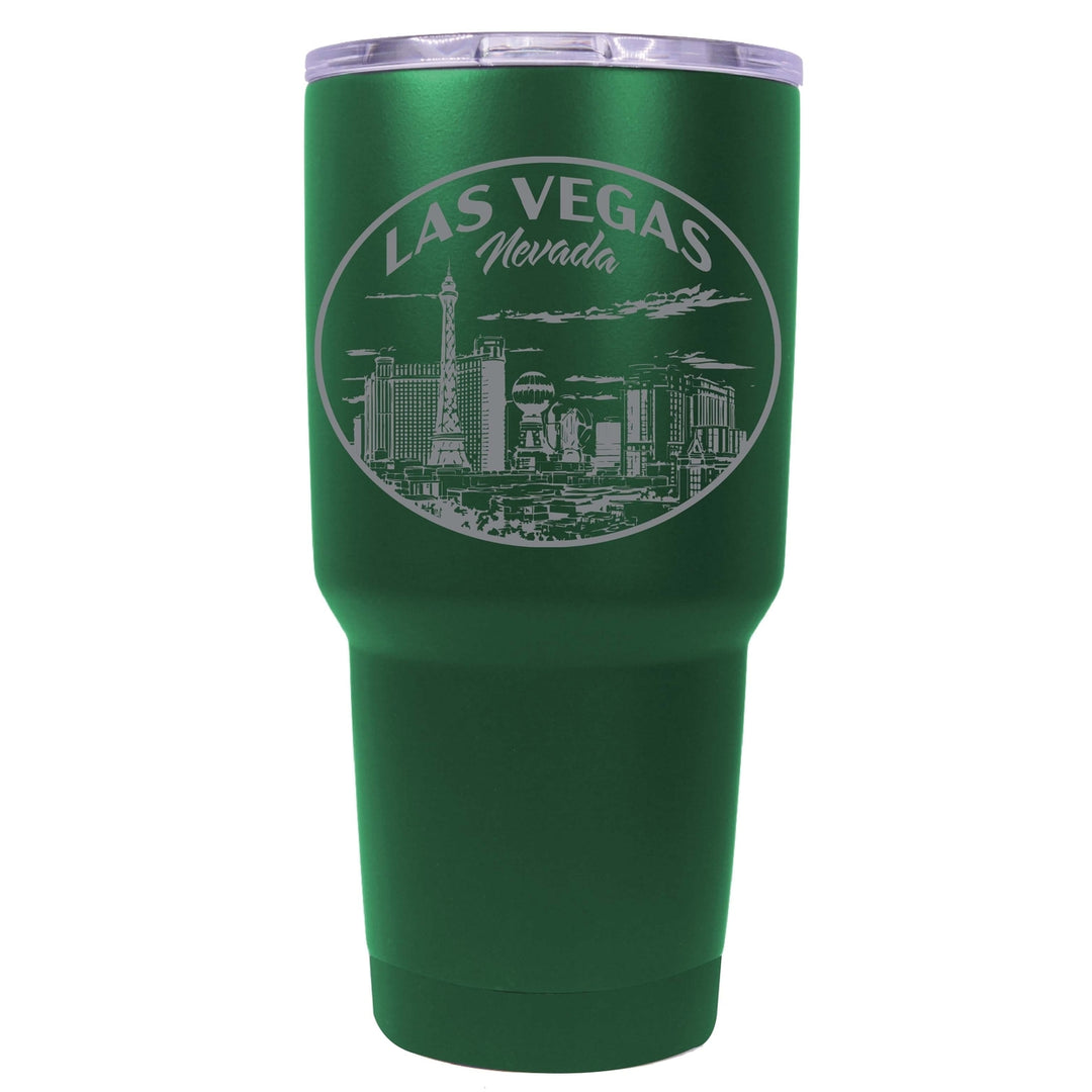 Las Vegas Nevada Souvenir 24 oz Engraved Insulated Stainless Steel Tumbler Image 4