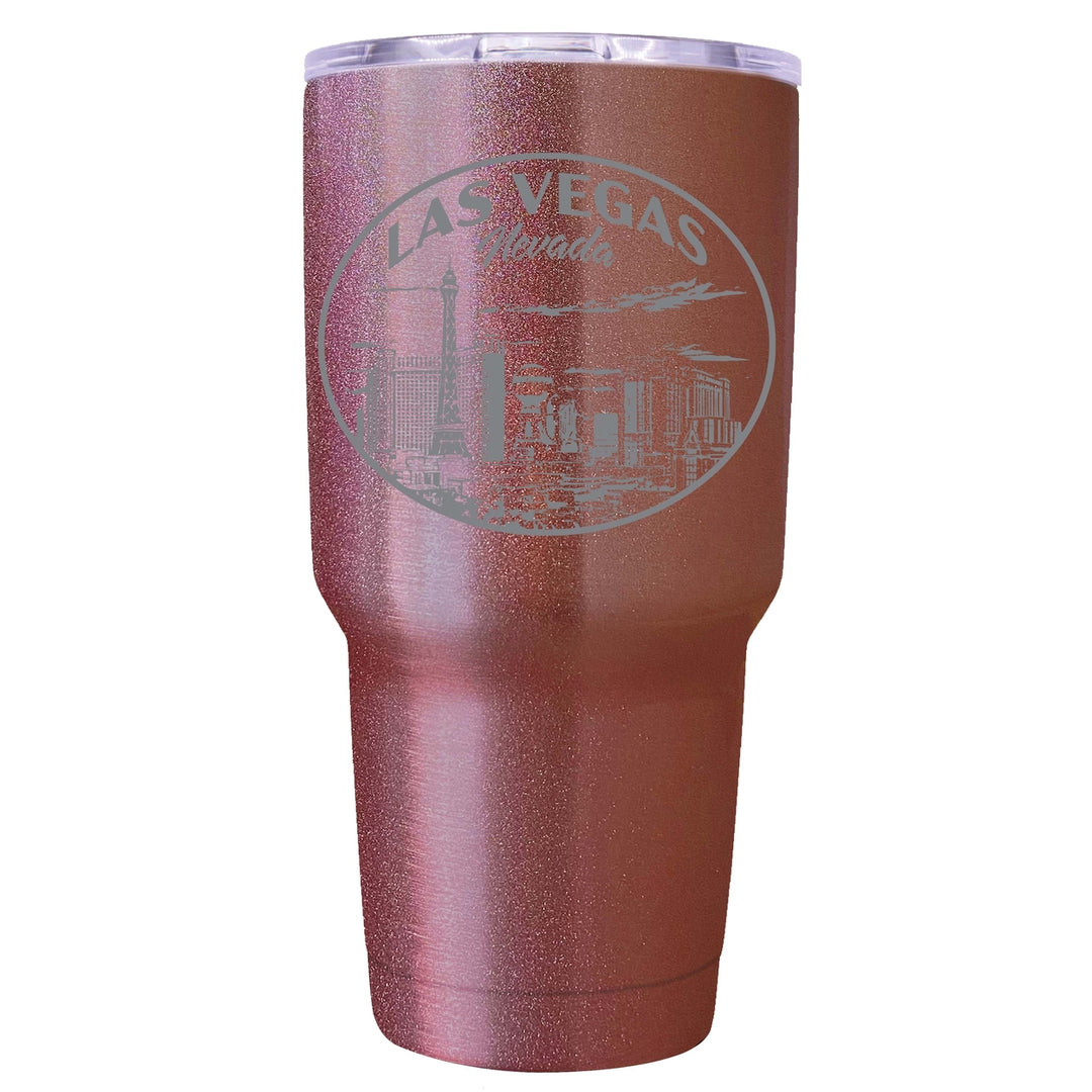 Las Vegas Nevada Souvenir 24 oz Engraved Insulated Stainless Steel Tumbler Image 4