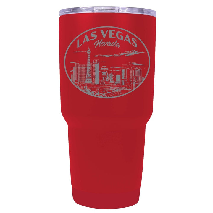 Las Vegas Nevada Souvenir 24 oz Engraved Insulated Stainless Steel Tumbler Image 1