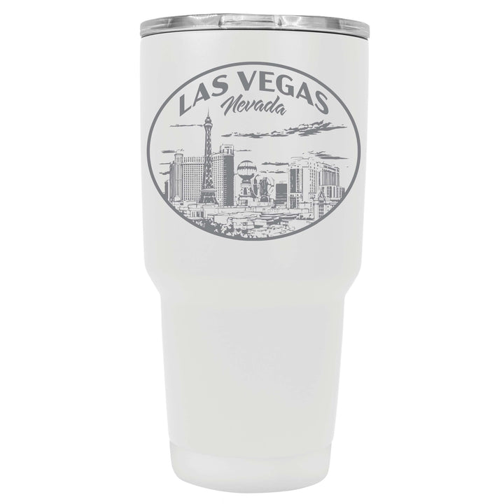 Las Vegas Nevada Souvenir 24 oz Engraved Insulated Stainless Steel Tumbler Image 7