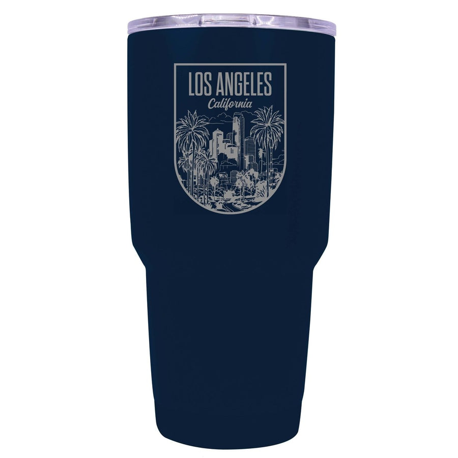 Los Angeles California Engraving 2 Souvenir 24 oz Engraved Insulated Stainless Steel Tumbler Image 1