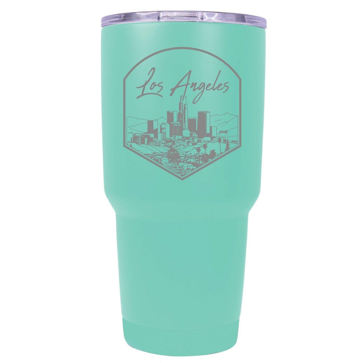 Los Angeles California Engraving 1 Souvenir 24 oz Engraved Insulated Stainless Steel Tumbler Image 2