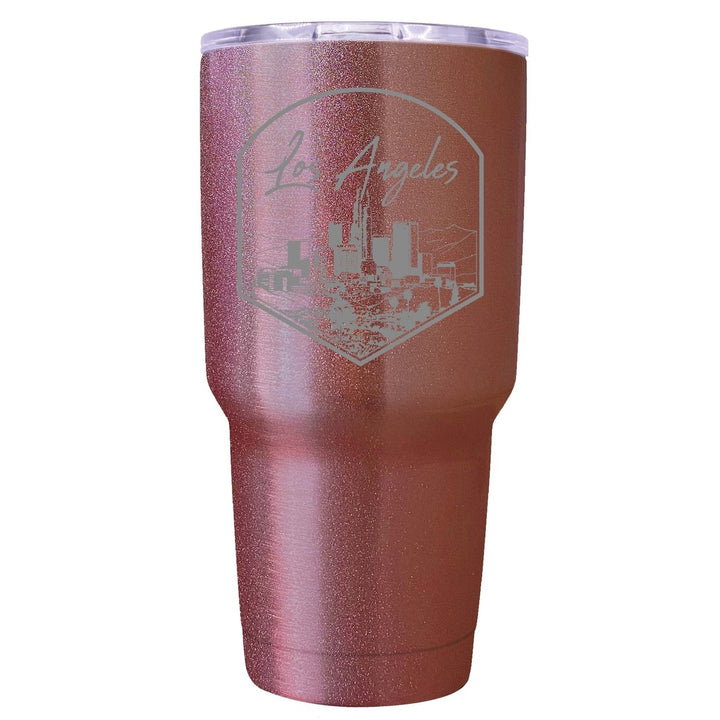 Los Angeles California Engraving 1 Souvenir 24 oz Engraved Insulated Stainless Steel Tumbler Image 3