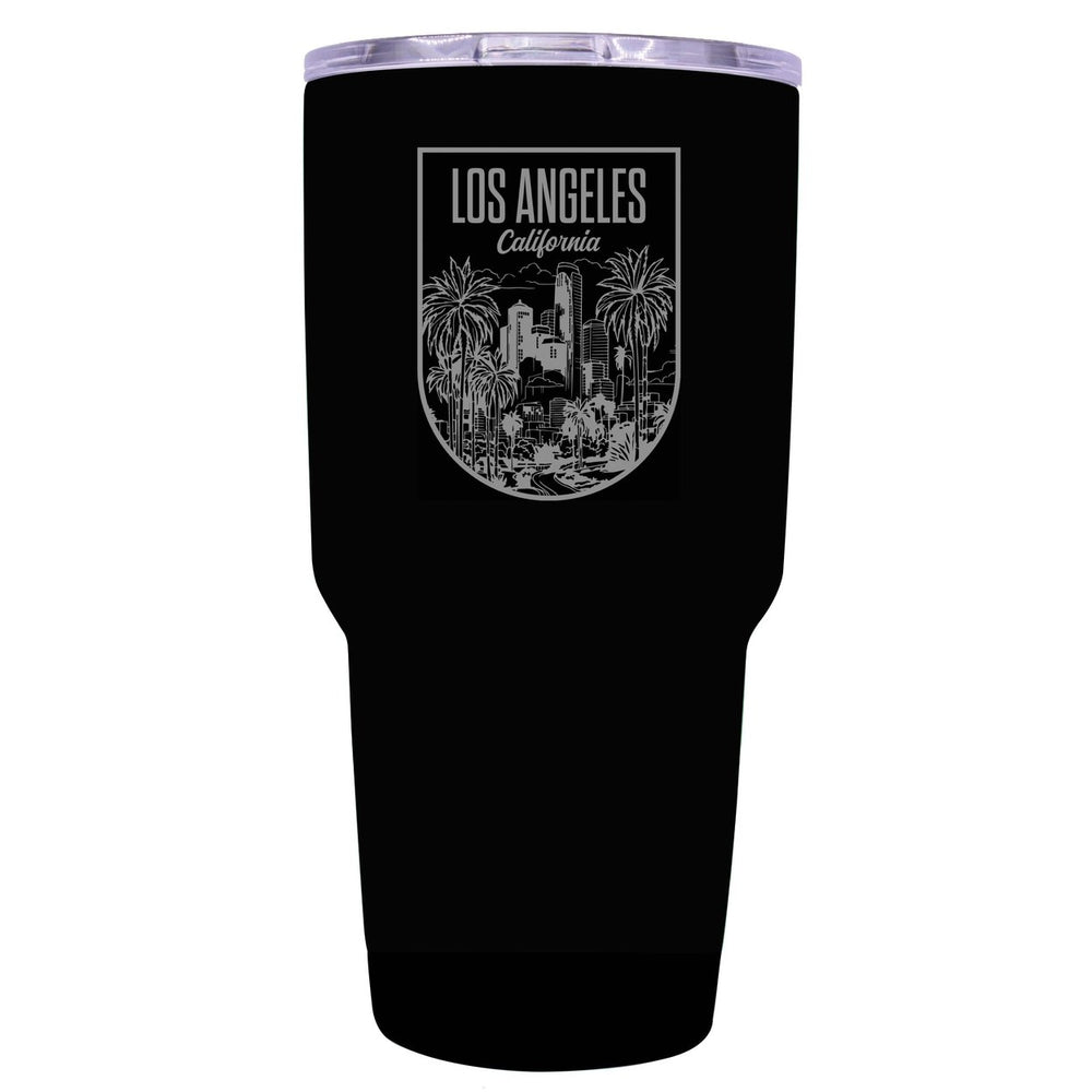 Los Angeles California Engraving 2 Souvenir 24 oz Engraved Insulated Stainless Steel Tumbler Image 2