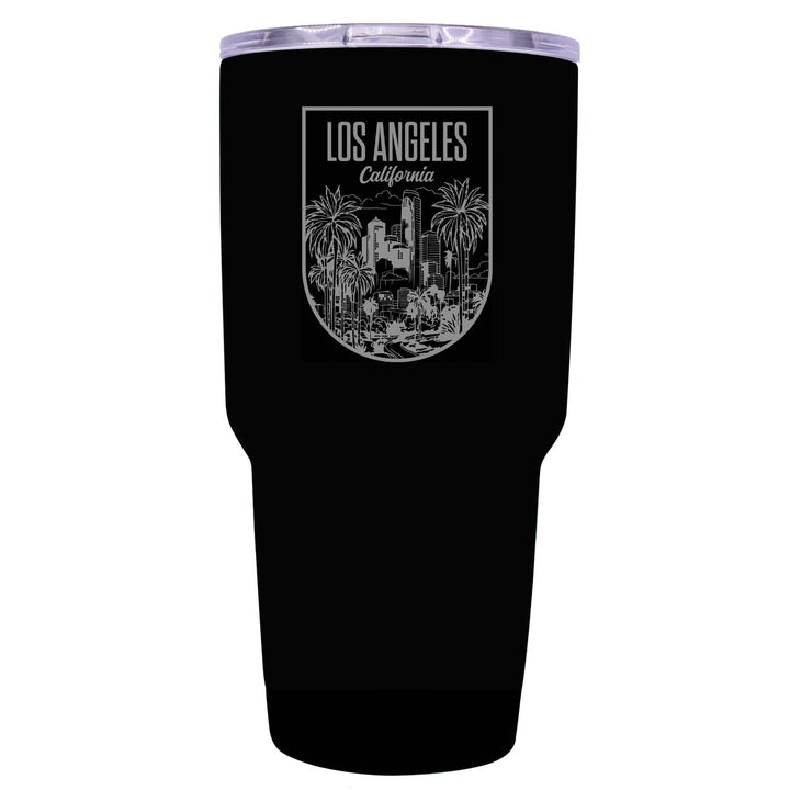 Los Angeles California Engraving 2 Souvenir 24 oz Engraved Insulated Stainless Steel Tumbler Image 1