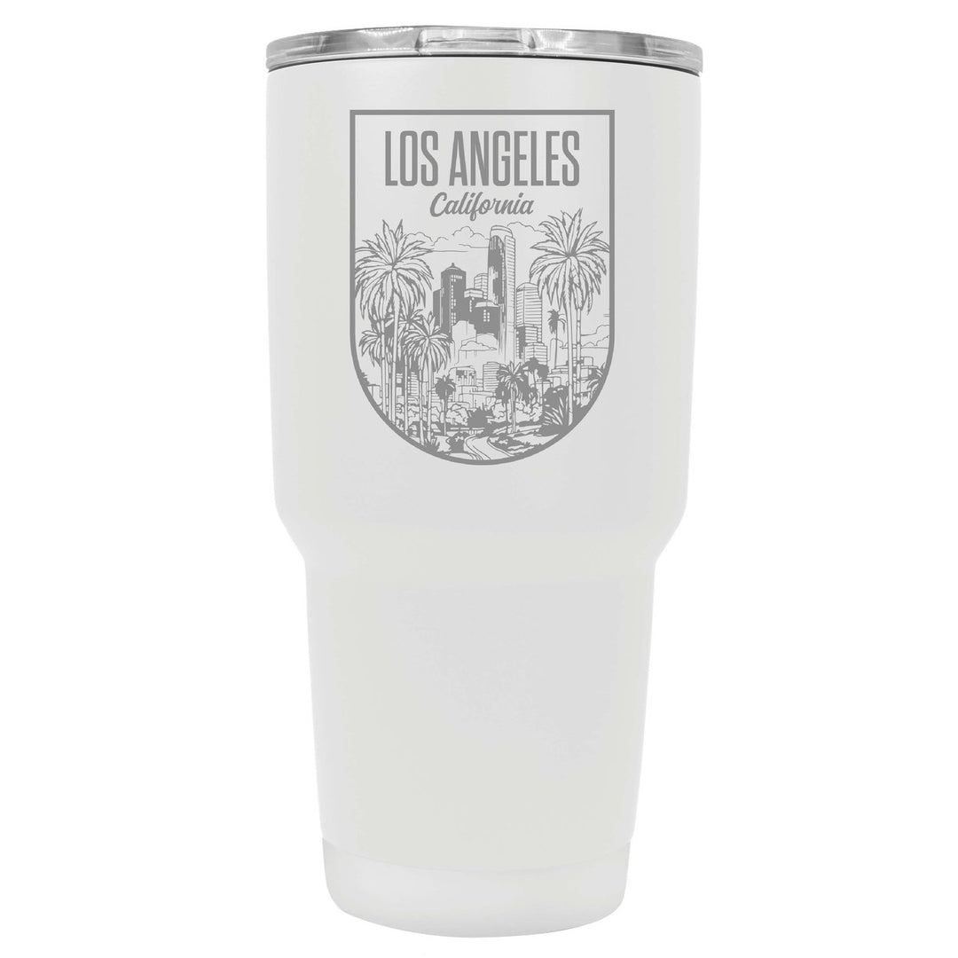 Los Angeles California Engraving 2 Souvenir 24 oz Engraved Insulated Stainless Steel Tumbler Image 3