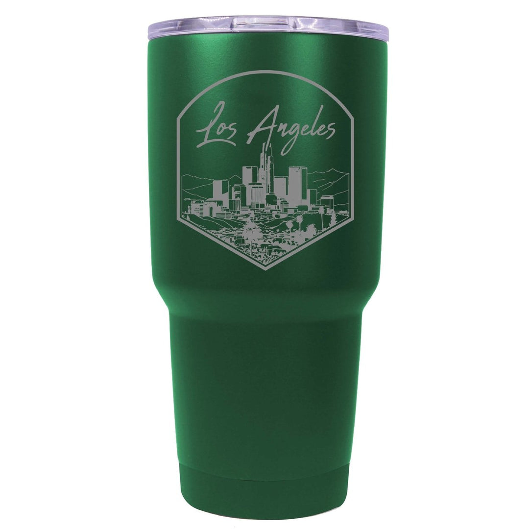 Los Angeles California Engraving 1 Souvenir 24 oz Engraved Insulated Stainless Steel Tumbler Image 8