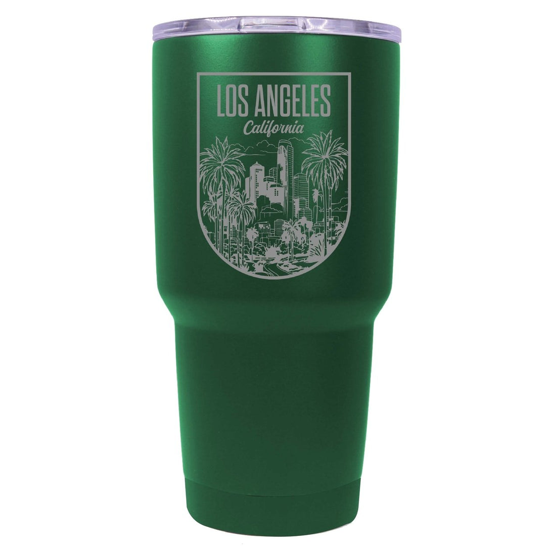 Los Angeles California Engraving 2 Souvenir 24 oz Engraved Insulated Stainless Steel Tumbler Image 7