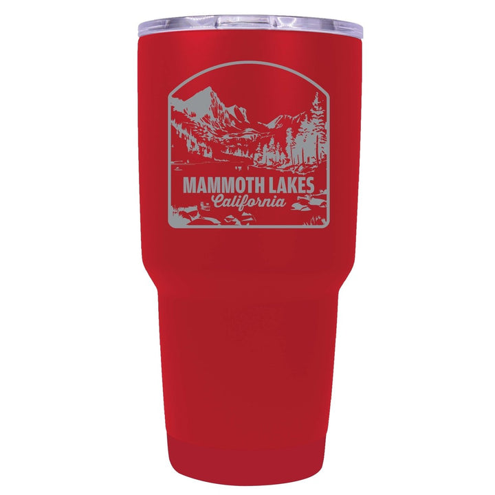 Mammoth Lakes California Souvenir 24 oz Engraved Insulated Stainless Steel Tumbler Image 1