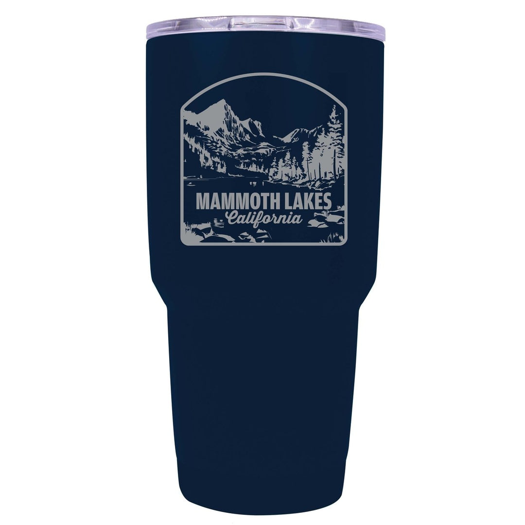 Mammoth Lakes California Souvenir 24 oz Engraved Insulated Stainless Steel Tumbler Image 1