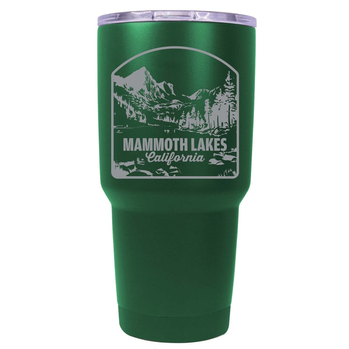 Mammoth Lakes California Souvenir 24 oz Engraved Insulated Stainless Steel Tumbler Image 1