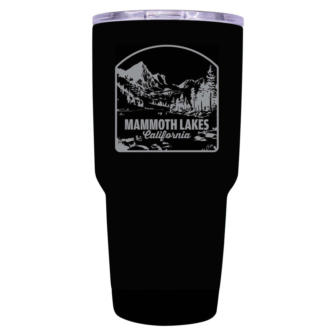 Mammoth Lakes California Souvenir 24 oz Engraved Insulated Stainless Steel Tumbler Image 1