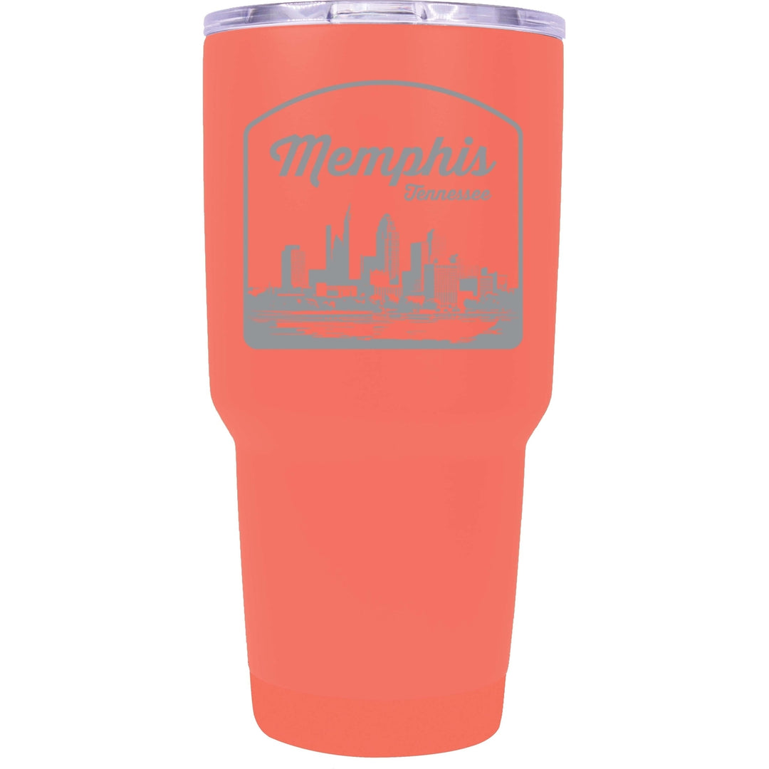 Memphis Tennessee Souvenir 24 oz Engraved Insulated Stainless Steel Tumbler Image 6