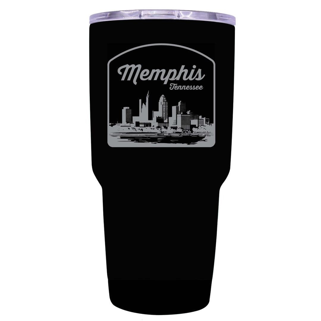 Memphis Tennessee Souvenir 24 oz Engraved Insulated Stainless Steel Tumbler Image 7