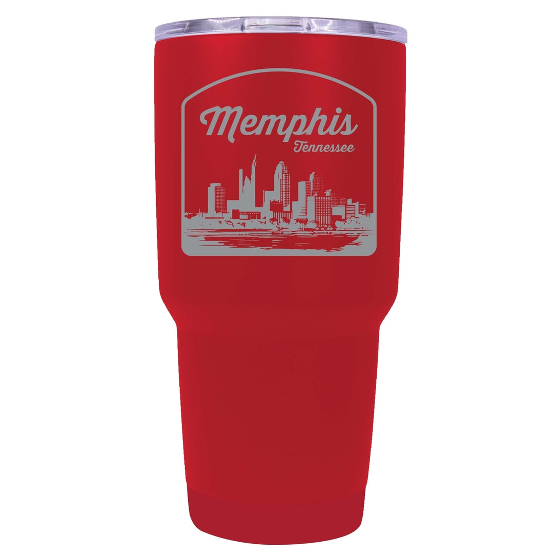 Memphis Tennessee Souvenir 24 oz Engraved Insulated Stainless Steel Tumbler Image 8