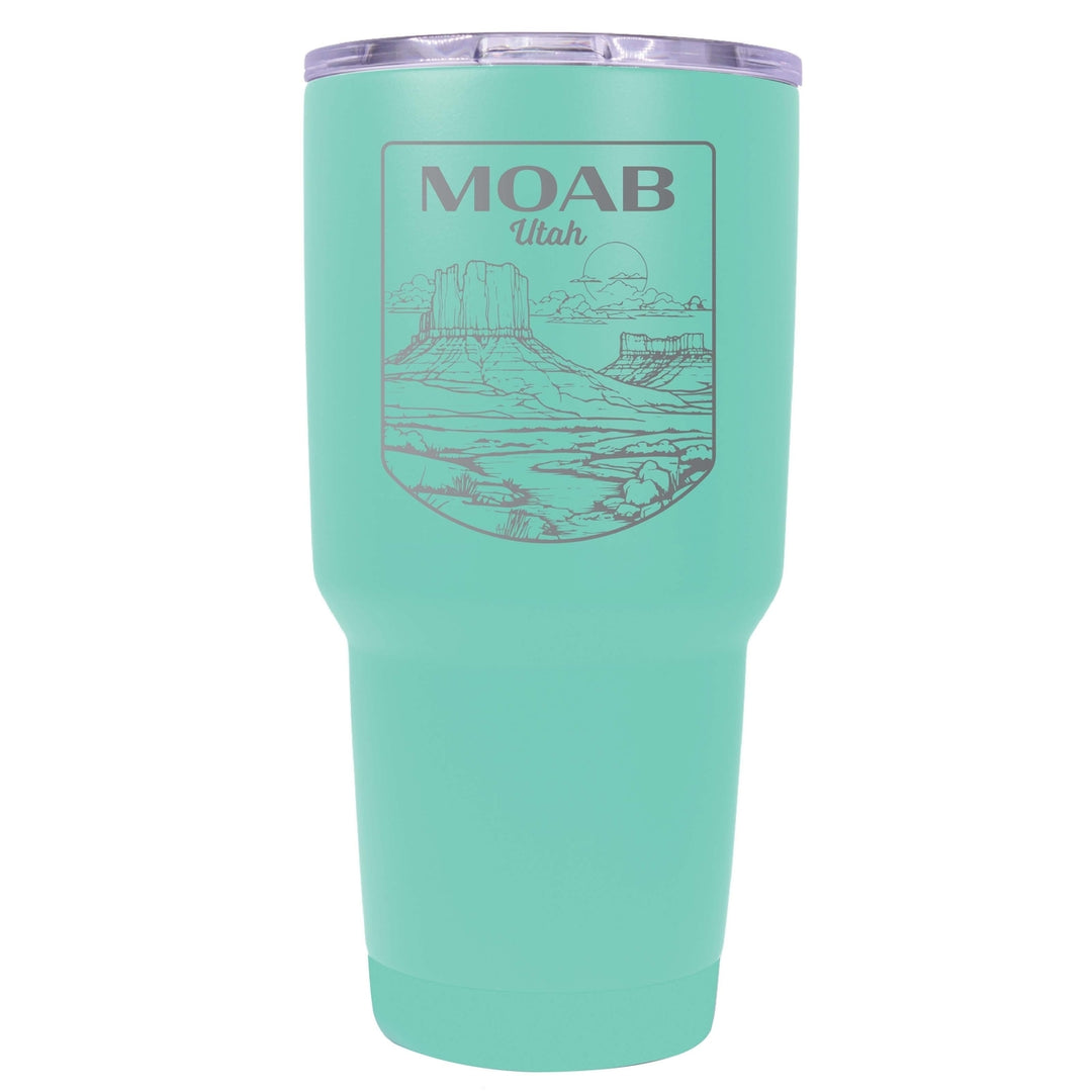 Moab Utah Souvenir 24 oz Engraved Insulated Stainless Steel Tumbler Image 2