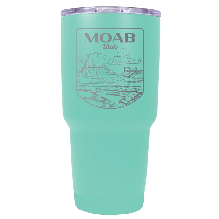 Moab Utah Souvenir 24 oz Engraved Insulated Stainless Steel Tumbler Image 1