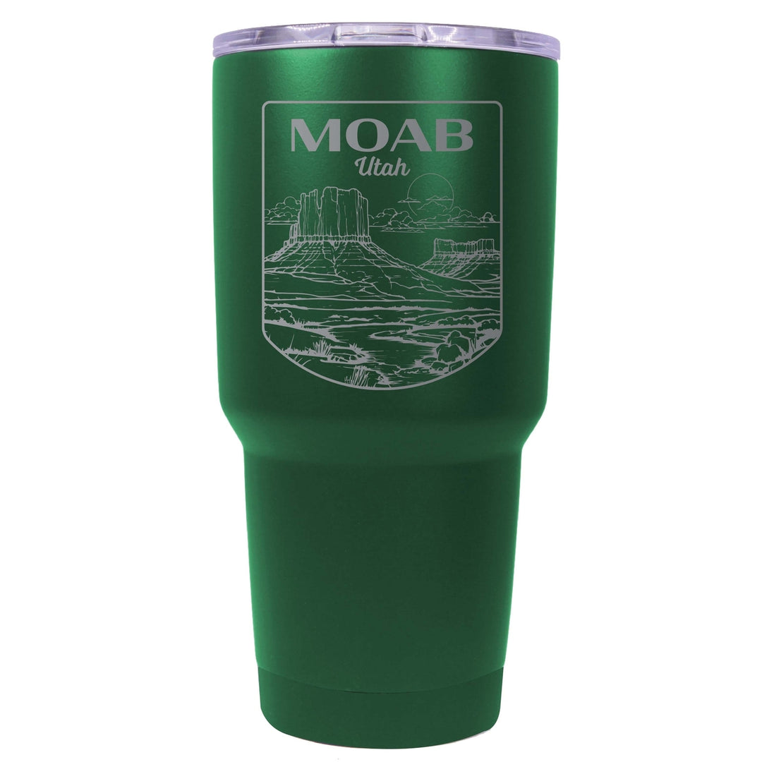 Moab Utah Souvenir 24 oz Engraved Insulated Stainless Steel Tumbler Image 4