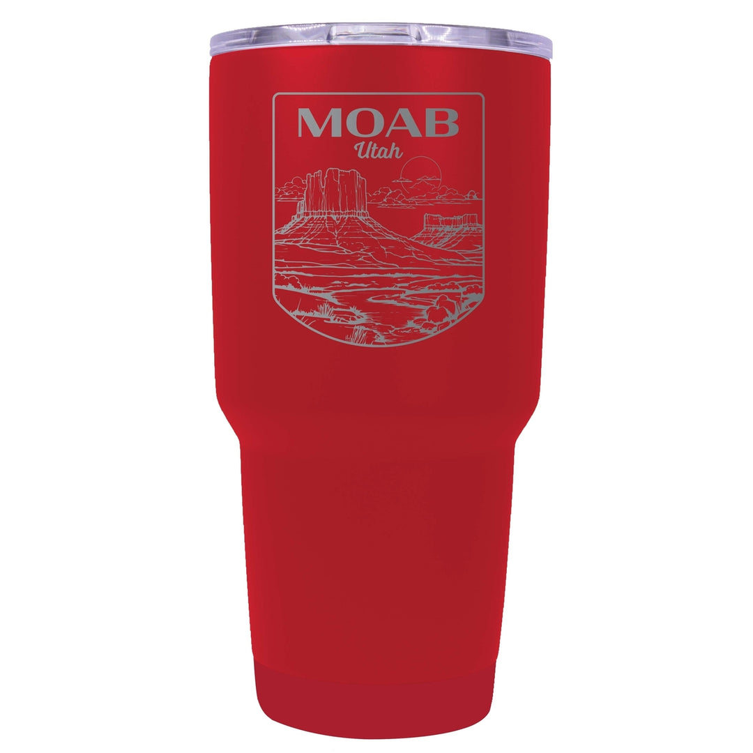 Moab Utah Souvenir 24 oz Engraved Insulated Stainless Steel Tumbler Image 7