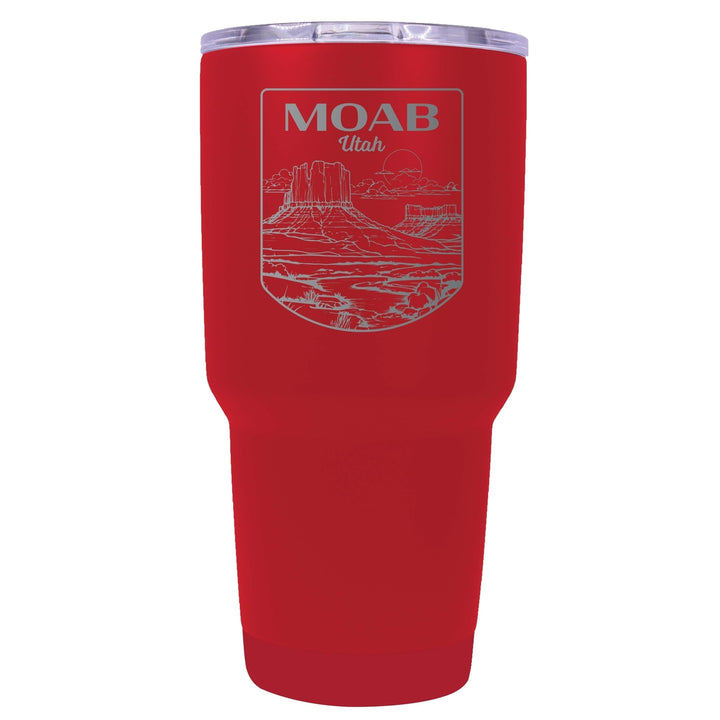 Moab Utah Souvenir 24 oz Engraved Insulated Stainless Steel Tumbler Image 7