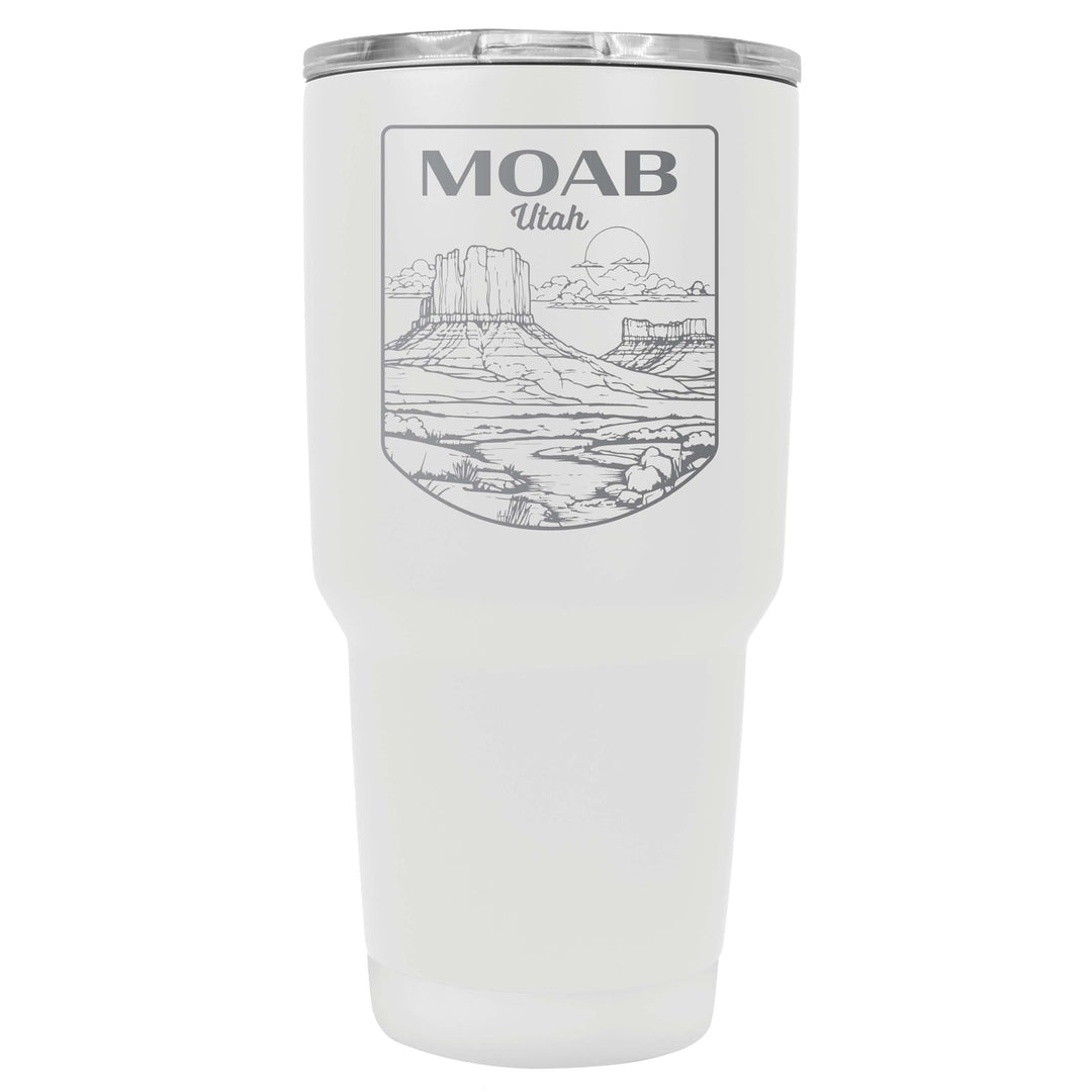 Moab Utah Souvenir 24 oz Engraved Insulated Stainless Steel Tumbler Image 8