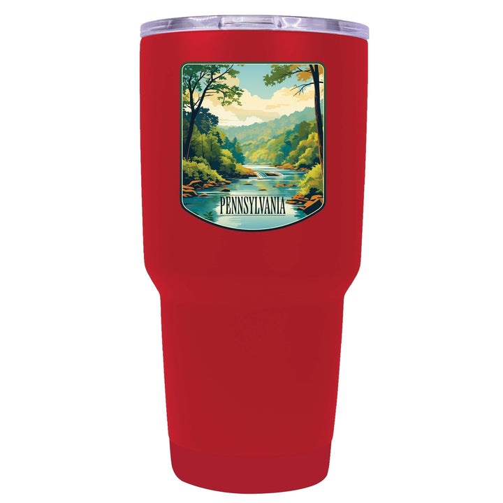 Pennsylvania Design B Souvenir 24 oz Insulated Stainless Steel Tumbler Image 1