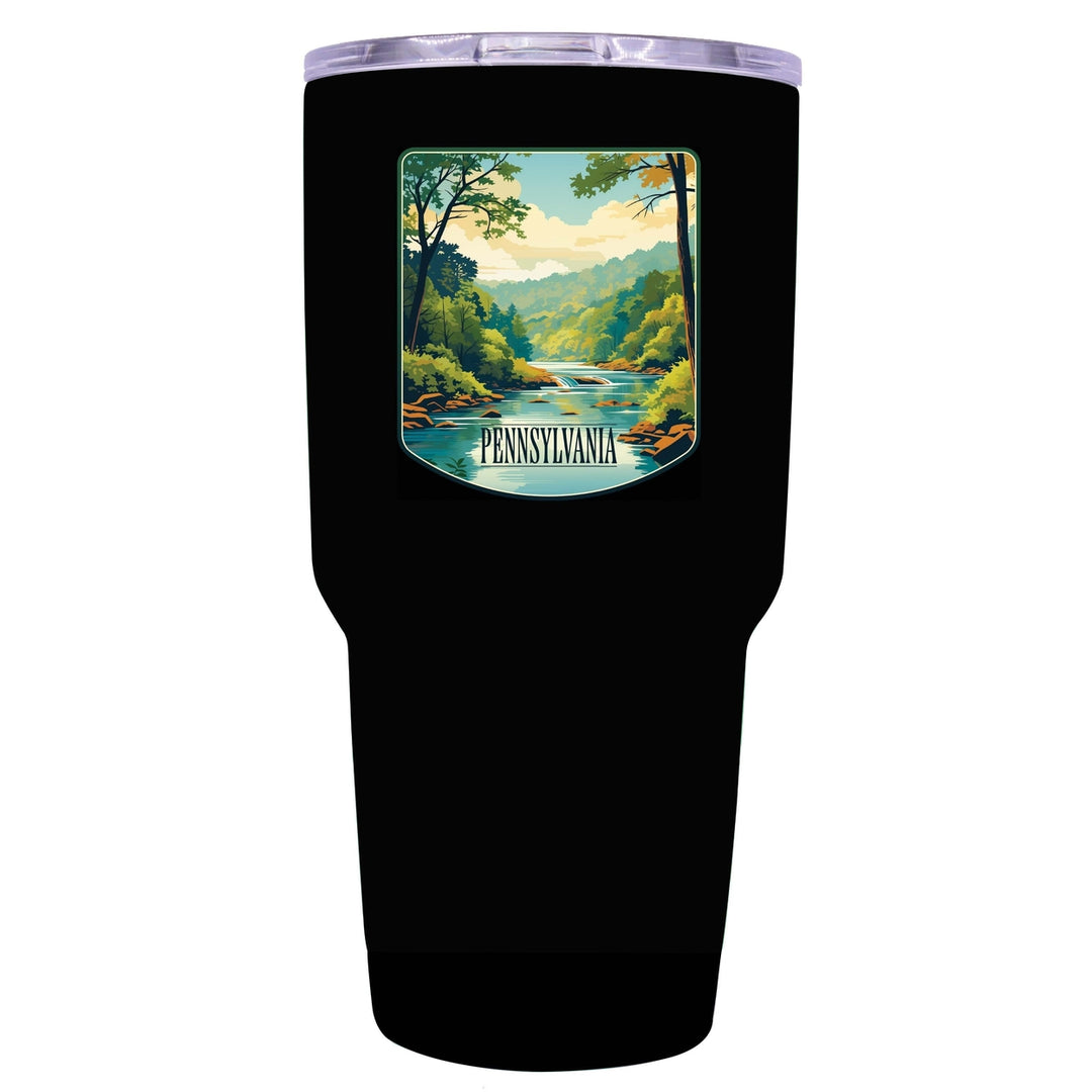 Pennsylvania Design B Souvenir 24 oz Insulated Stainless Steel Tumbler Image 2