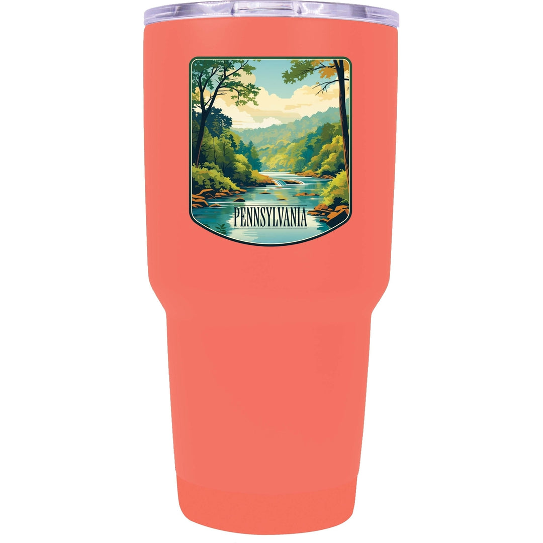 Pennsylvania Design B Souvenir 24 oz Insulated Stainless Steel Tumbler Image 4