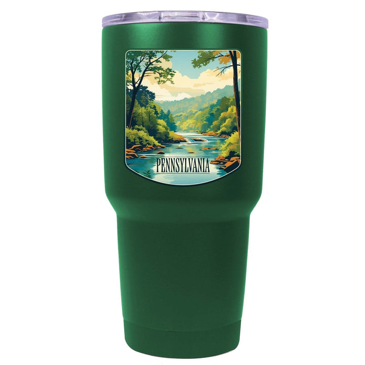 Pennsylvania Design B Souvenir 24 oz Insulated Stainless Steel Tumbler Image 1