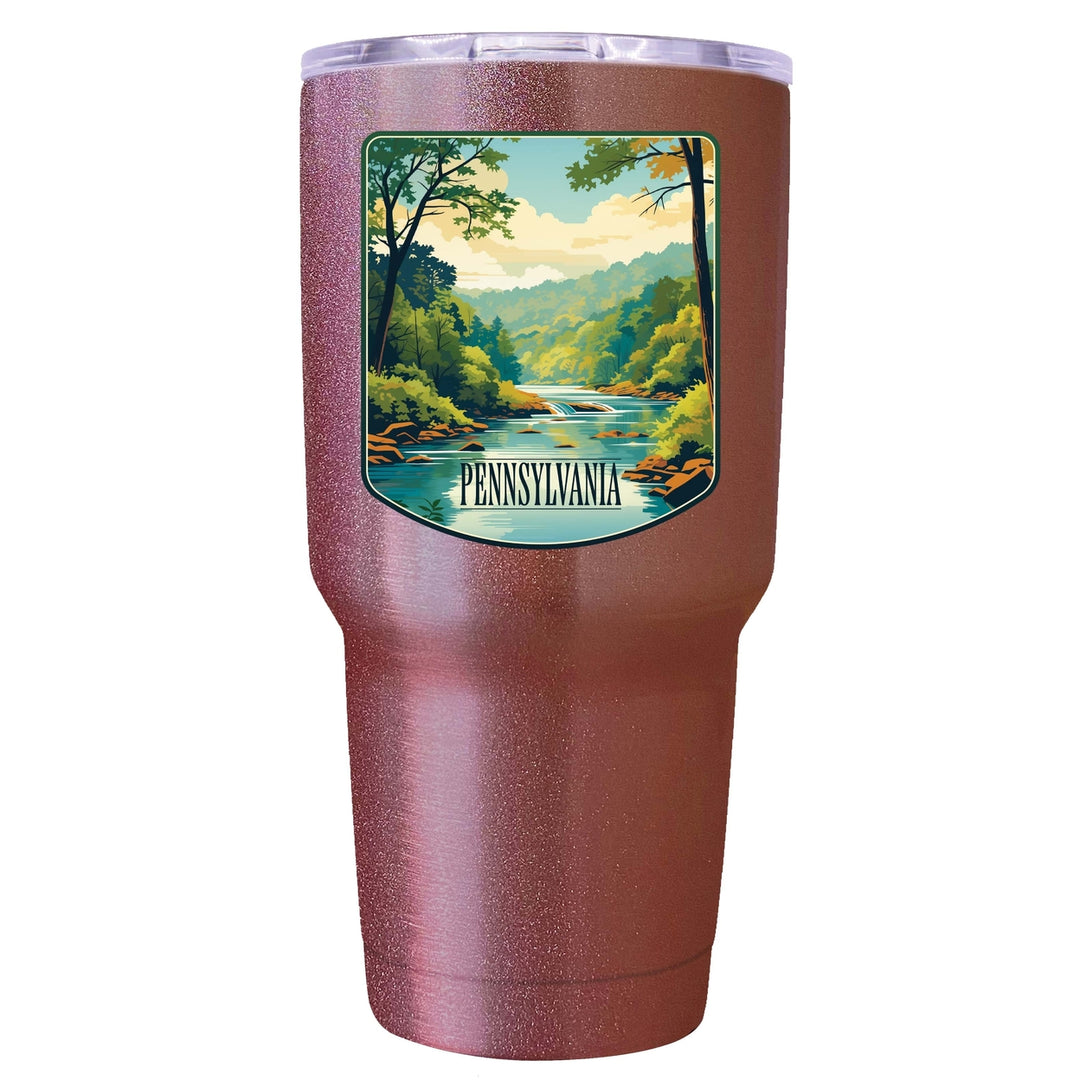 Pennsylvania Design B Souvenir 24 oz Insulated Stainless Steel Tumbler Image 7