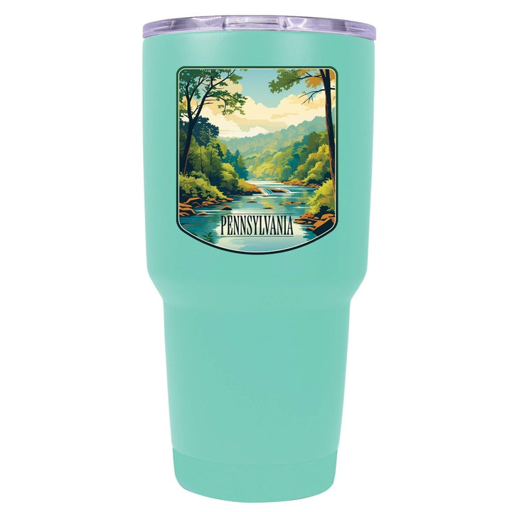 Pennsylvania Design B Souvenir 24 oz Insulated Stainless Steel Tumbler Image 1