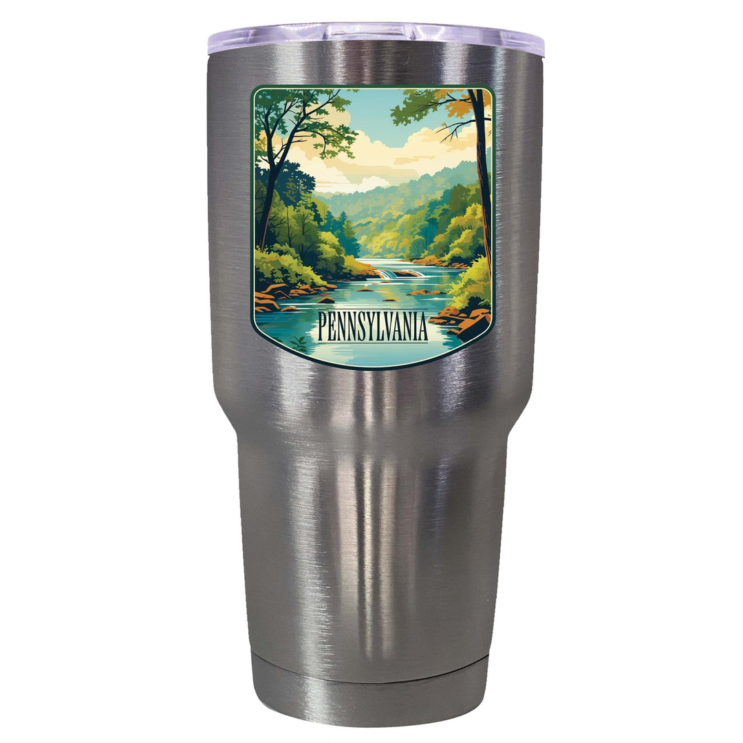 Pennsylvania Design B Souvenir 24 oz Insulated Stainless Steel Tumbler Image 9