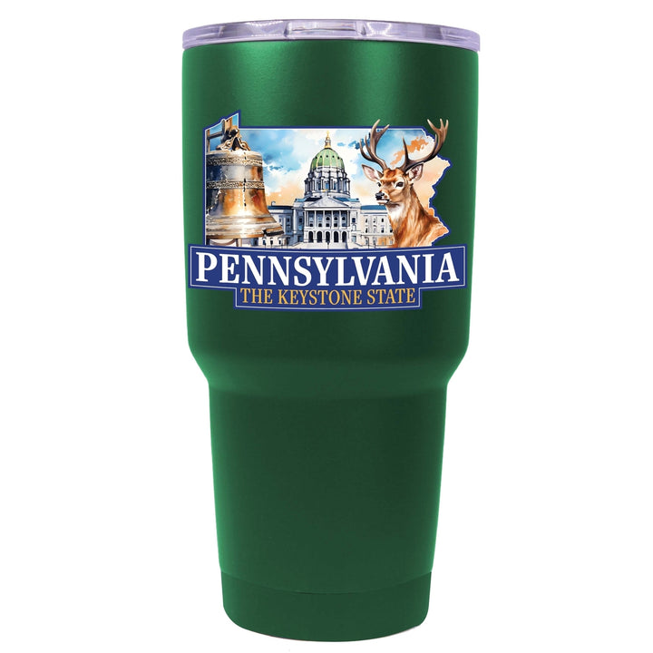 Pennsylvania Design D Souvenir 24 oz Insulated Stainless Steel Tumbler Image 4