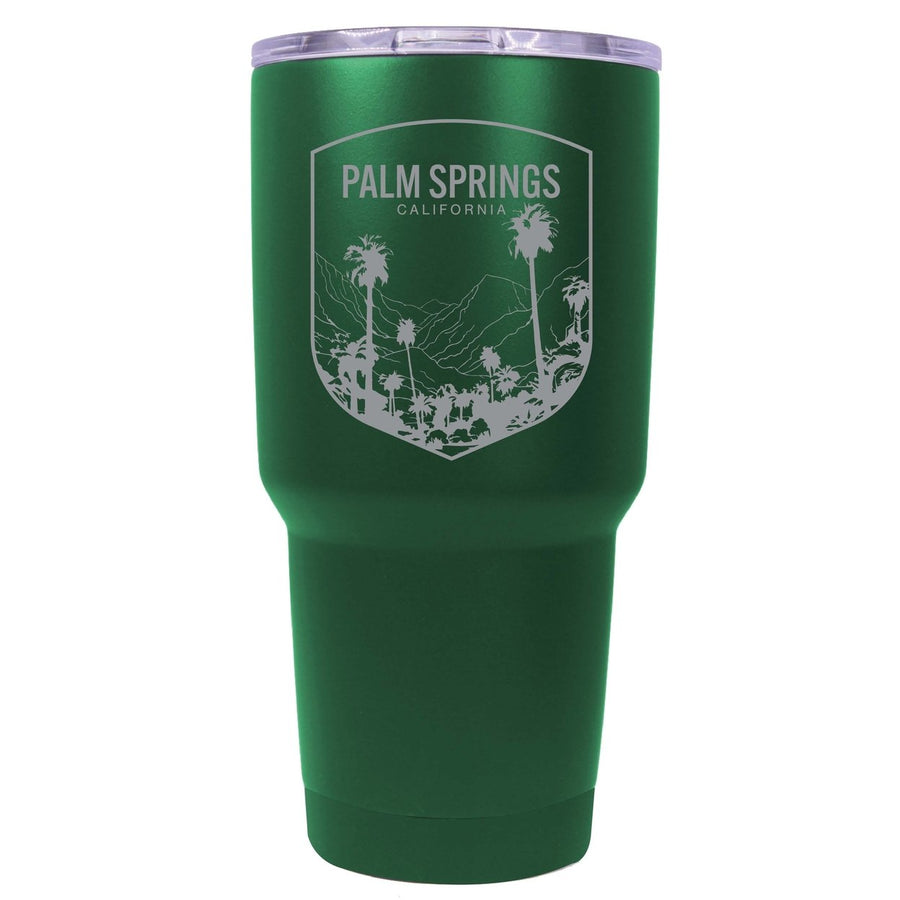 Palm Springs Califronia Souvenir 24 oz Engraved Insulated Stainless Steel Tumbler Image 1