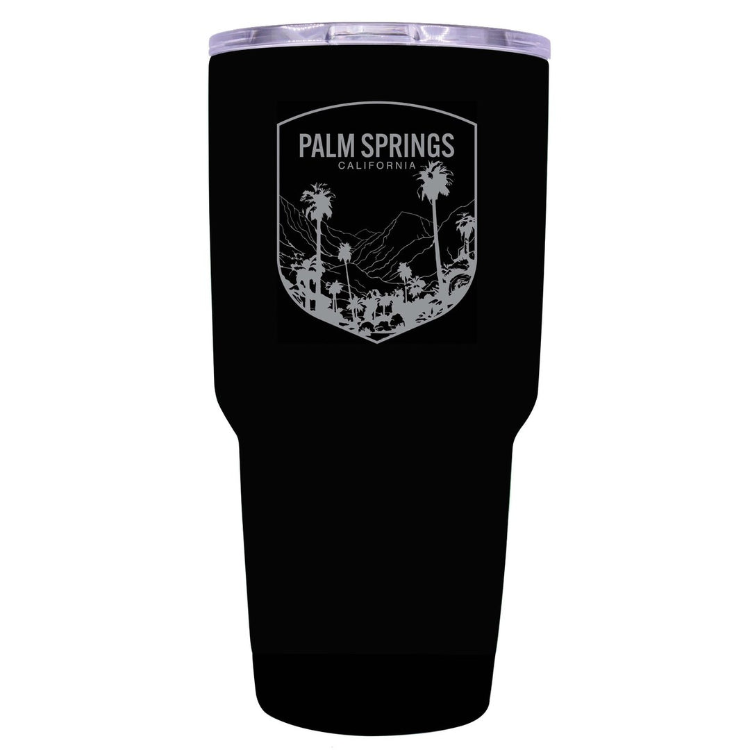 Palm Springs Califronia Souvenir 24 oz Engraved Insulated Stainless Steel Tumbler Image 3