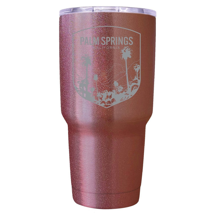 Palm Springs Califronia Souvenir 24 oz Engraved Insulated Stainless Steel Tumbler Image 4