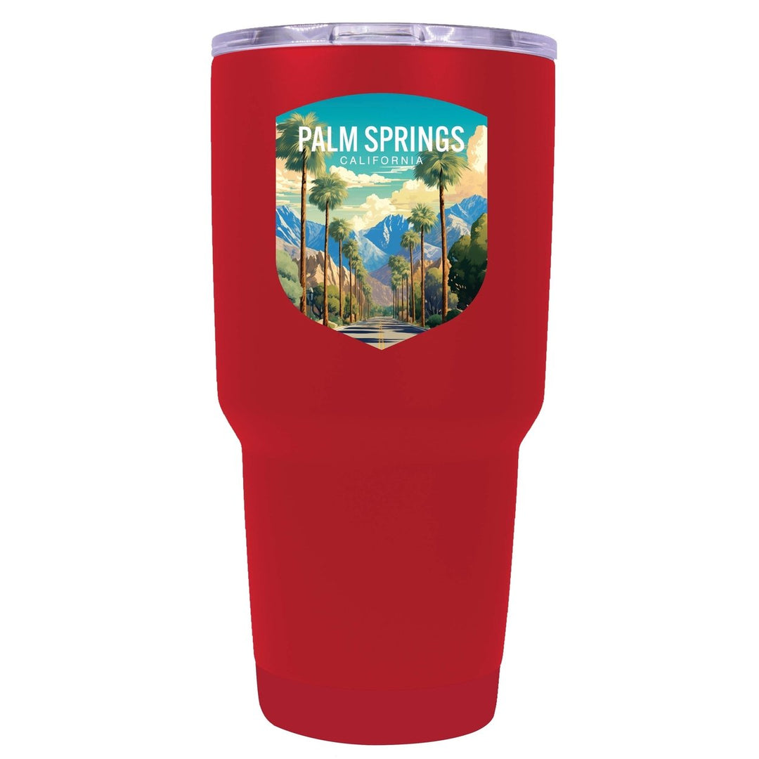 Palm Springs California Design A Souvenir 24 oz Insulated Stainless Steel Tumbler Image 7