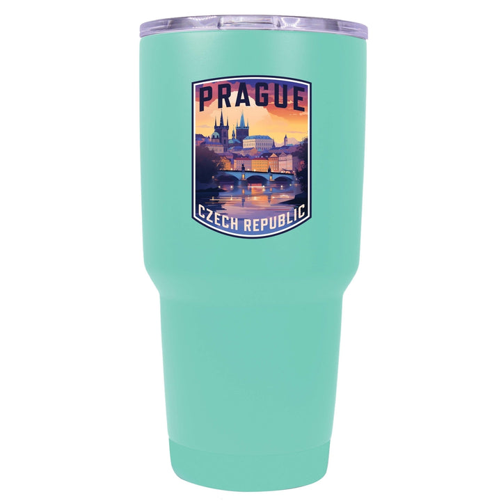 Prague Czech Republic Design B Souvenir 24 oz Insulated Stainless Steel Tumbler Image 3