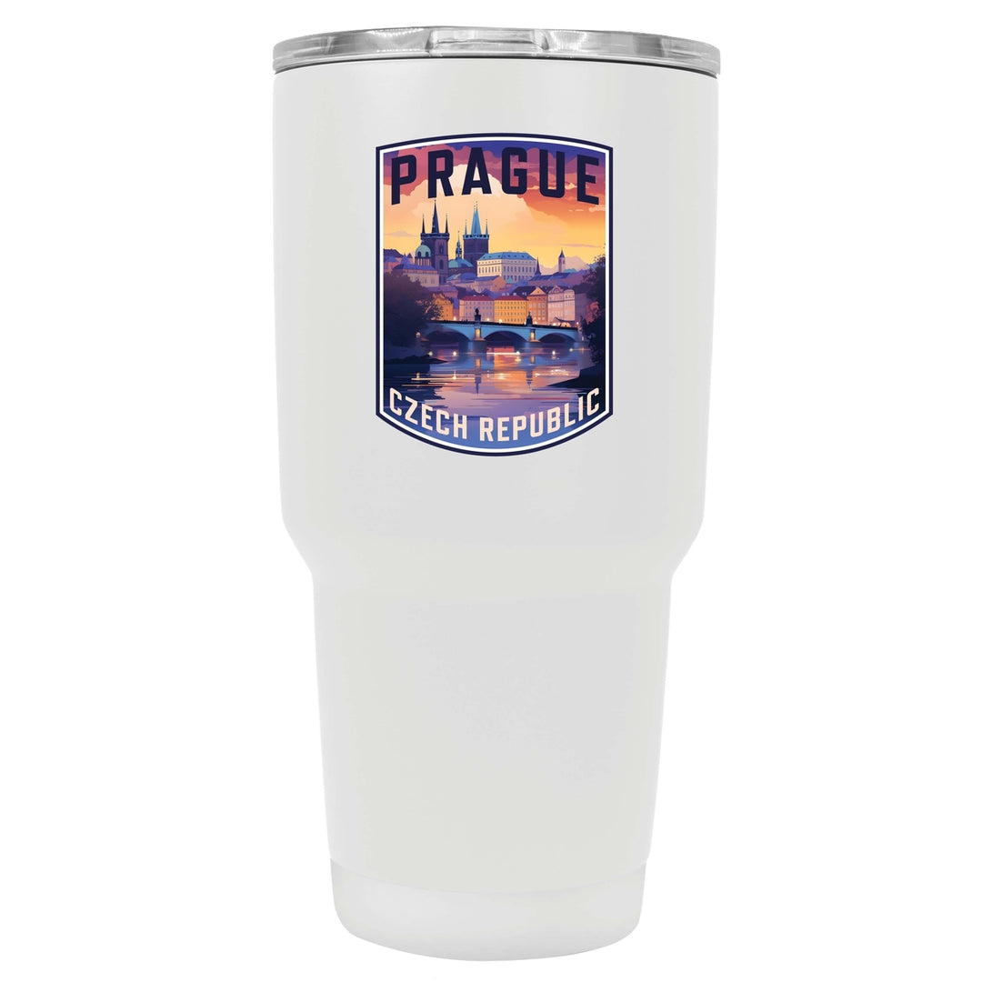 Prague Czech Republic Design B Souvenir 24 oz Insulated Stainless Steel Tumbler Image 4