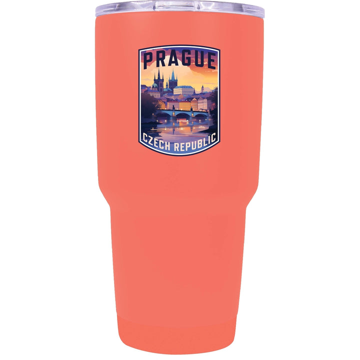 Prague Czech Republic Design B Souvenir 24 oz Insulated Stainless Steel Tumbler Image 6