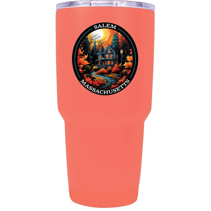 Salem Massachussettes Design B Souvenir 24 oz Insulated Stainless Steel Tumbler Image 9