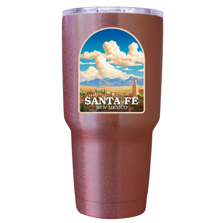 Santa Fe  Mexico Design A Souvenir 24 oz Insulated Stainless Steel Tumbler Image 1