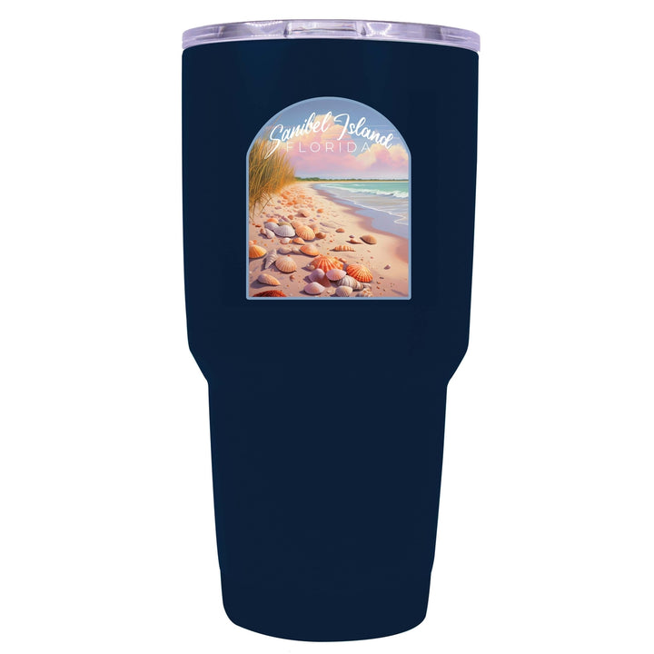 Sanibel Island Florida Design B Souvenir 24 oz Insulated Stainless Steel Tumbler Image 2