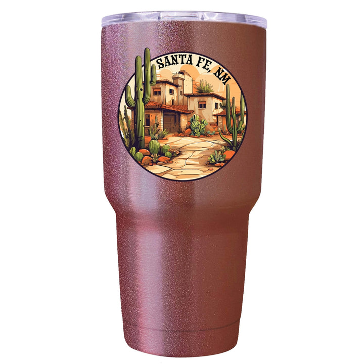 Santa Fe Mexico Design D Souvenir 24 oz Insulated Stainless Steel Tumbler Image 7