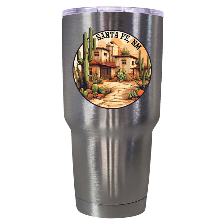 Santa Fe Mexico Design D Souvenir 24 oz Insulated Stainless Steel Tumbler Image 9