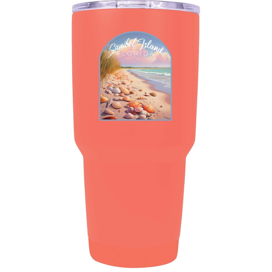 Sanibel Island Florida Design B Souvenir 24 oz Insulated Stainless Steel Tumbler Image 6