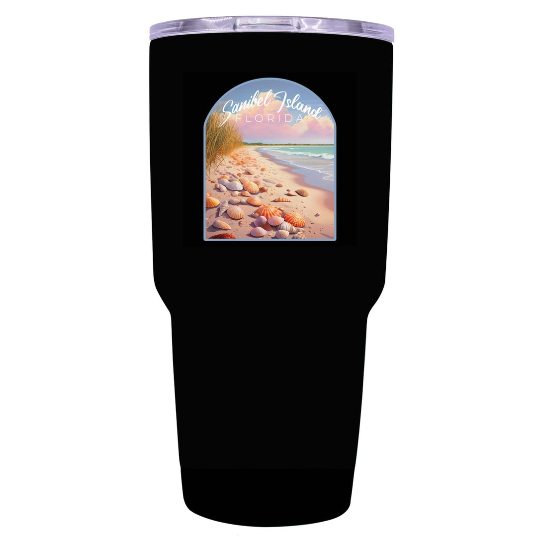 Sanibel Island Florida Design B Souvenir 24 oz Insulated Stainless Steel Tumbler Image 9