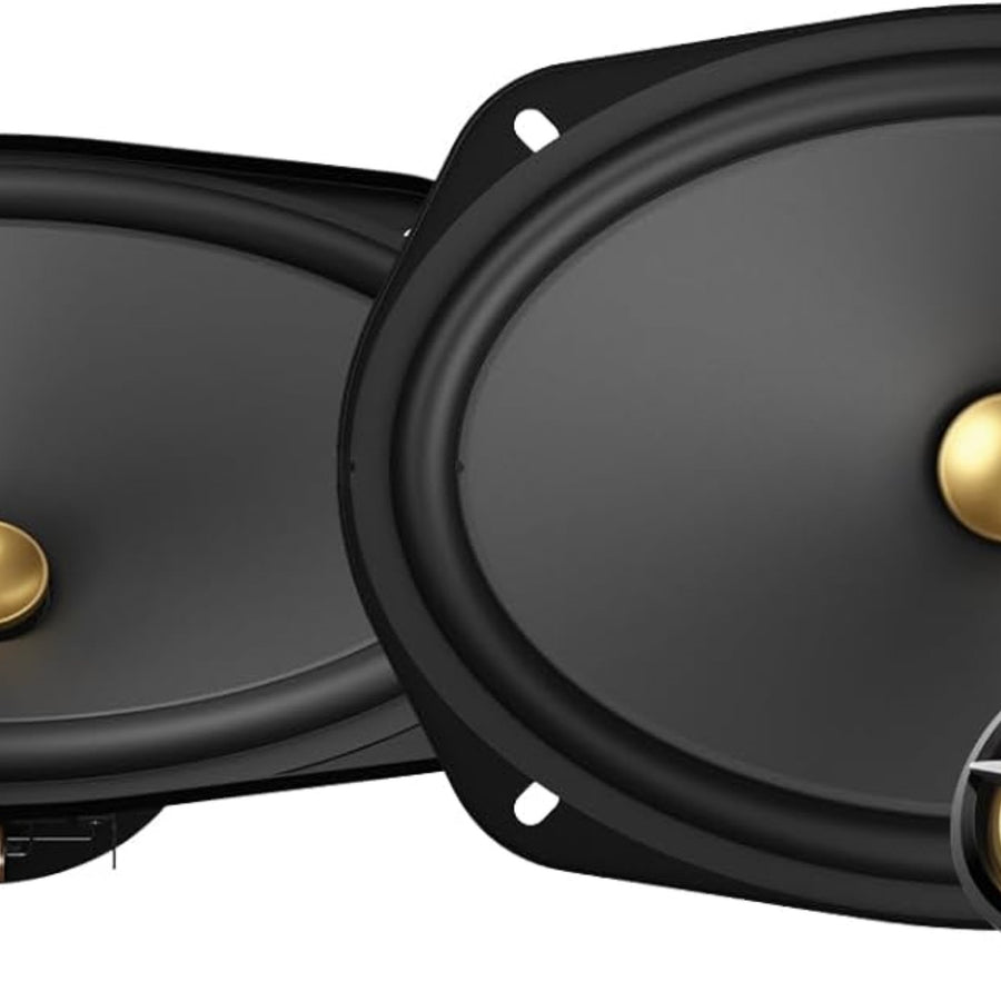 Pair of PIONEER TS-A6901C2-Way Component Car Audio SpeakersFull RangeClear Sound QualityEasy Installation and Enhanced Image 1