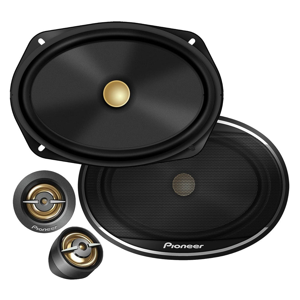 Pair of PIONEER TS-A6901C2-Way Component Car Audio SpeakersFull RangeClear Sound QualityEasy Installation and Enhanced Image 2