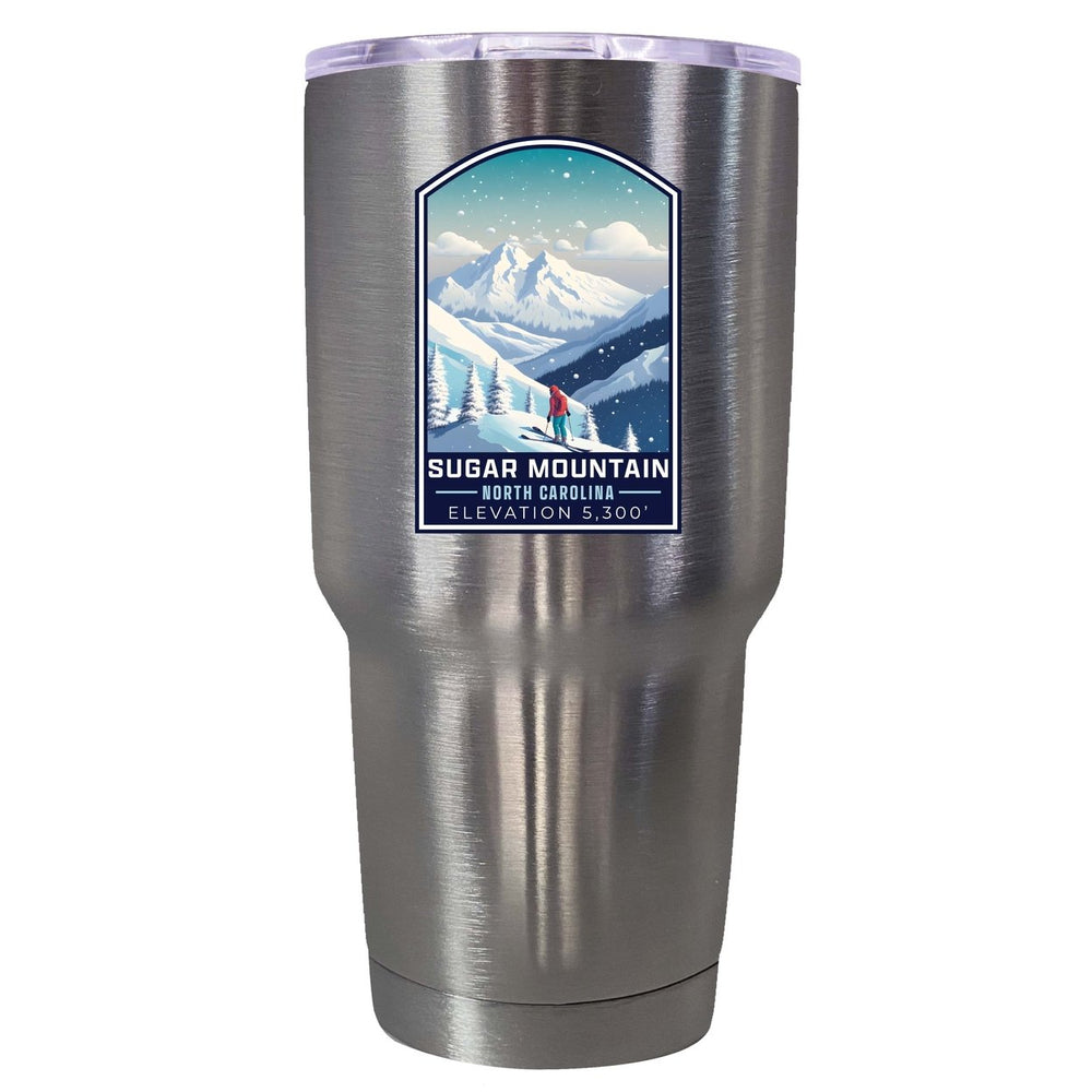 Sugar Mountain North Carolina Design B Souvenir 24 oz Insulated Stainless Steel Tumbler Image 2